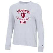  Indiana Champion Women's Core Long Sleeve Tee