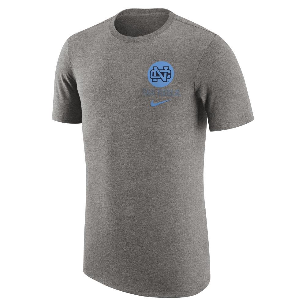 UNC | Carolina Nike Triblend Retro Crew Tee | Alumni Hall