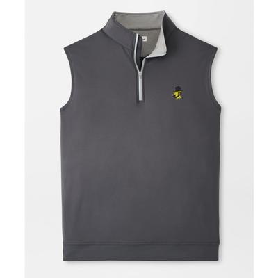 App State Peter Millar Vault Yosef Galway 1/4 Zip Vest IRON