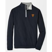  Tennessee Peter Millar Vault Interlock Perth Solid 1/4 Zip