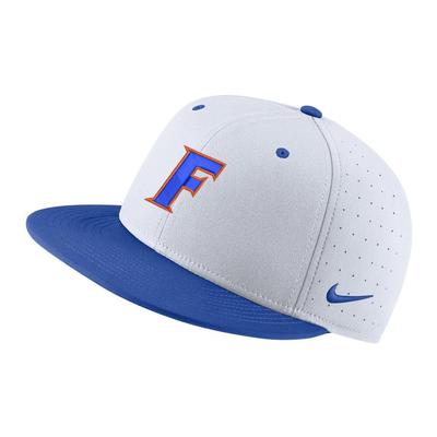 Florida Nike Aero True Fitted Baseball Cap WHT/ROYAL