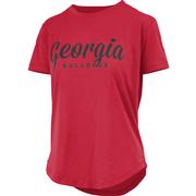  Georgia Pressbox Aleena Jersey Round Bottom Tee