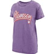  Clemson Pressbox Harlow Vintage Boyfriend Tee