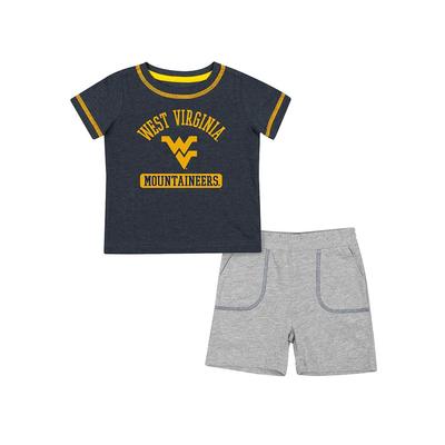 West Virginia Colosseum Infant Hawkins Tee and Shorts Set