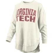  Virginia Tech Pressbox Maxima Vintage Poncho Crew