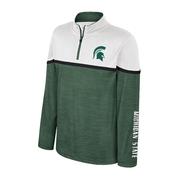  Michigan State Colosseum Youth Billy 1/4 Zip Windshirt