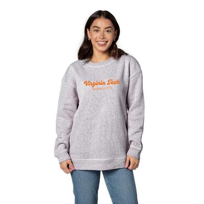 Virginia Tech Chainstitch Embroidery Warm Up Crew Sweatshirt