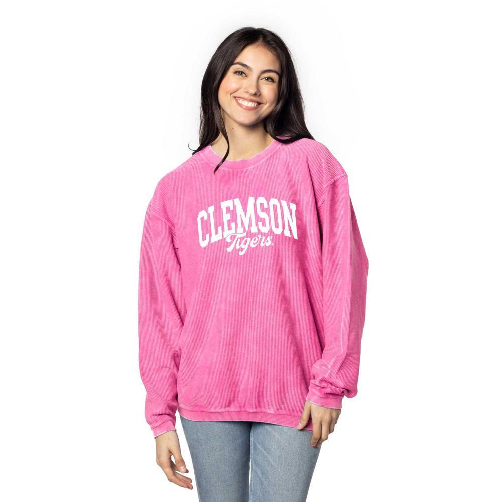 Clemson top corded sweatshirt