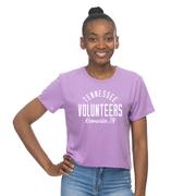  Tennessee Zoozatz Pastel Crop Tee