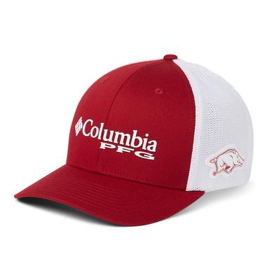 Arkansas Columbia PFG Mesh Ball Cap
