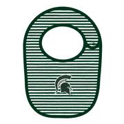  Michigan State Infant Striped Bib