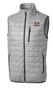  Mississippi State Cutter & Buck Big & Tall Rainier Eco Insulated Puffer Vest