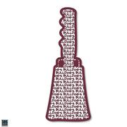  Mississippi State 3.25 Inch Text Fill Cowbell Rugged Sticker Decal