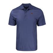  Auburn Cutter & Buck Vault Cartoon Tiger Tonal Geo Print Polo