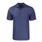  Auburn Cutter & Buck Vault Eagle A Tonal Geo Print Polo