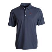  Auburn Cutter & Buck Vault Cartoon Tiger Symmetry Print Polo