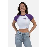  Lsu Hype And Vice Homerun Cropped Tee