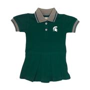  Michigan State Toddler Polo Dress