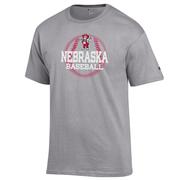  Nebraska Champion Baseball Stack Tee