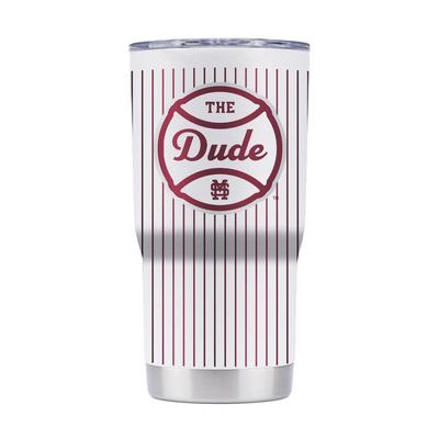 Mississippi State The Dude 20 Oz Stripes Tumbler