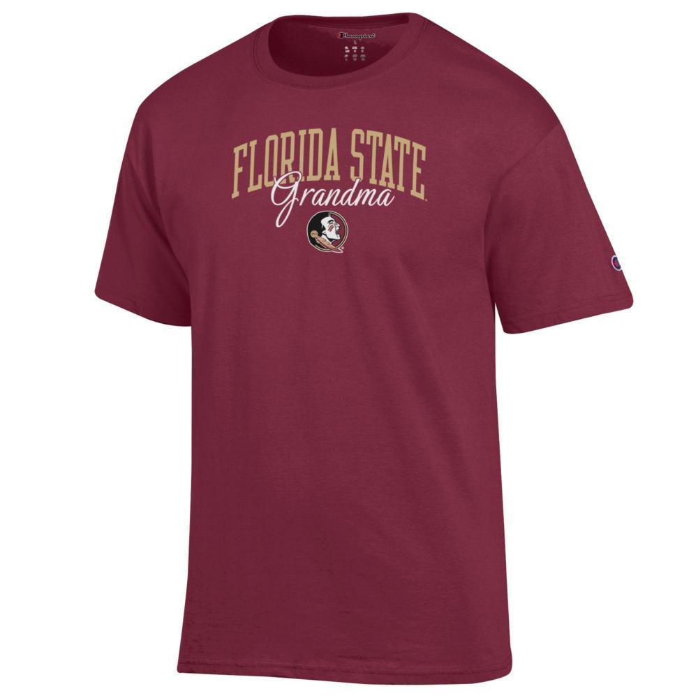 FSU | Florida State Champion Women's Arch Grandma Script Tee | Alumni Hall