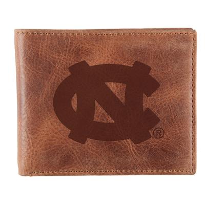 UNC Zulu Leather Bifold Wallet