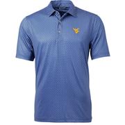  West Virginia Cutter & Buck Banner Print Polo