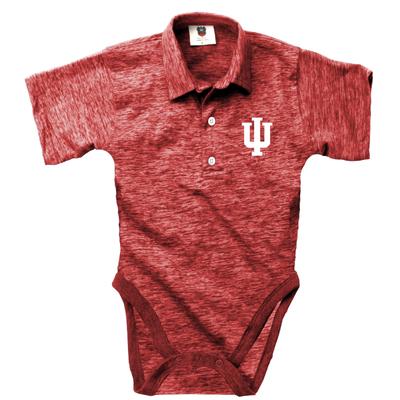 Indiana Wes and Willy Infant Cloudy Yarn Polo Hopper