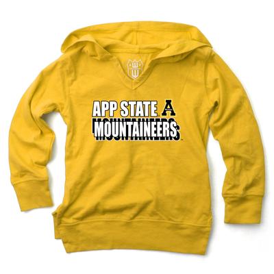 App State Wes and Willy YOUTH Burnout Hoodie