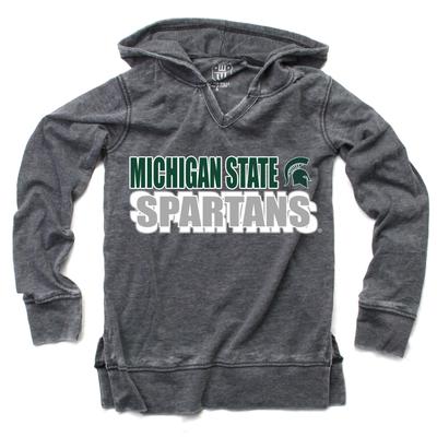 Michigan State Wes and Willy YOUTH Burnout Hoodie