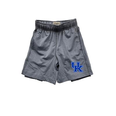 Kentucky Wes and Willy YOUTH 2 in 1 with Leg Print Short
