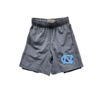 UNC Wes and Willy YOUTH 2 in 1 with Leg Print Short