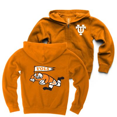 Tennessee Wes and Willy Vault Toddler Fleece Zipper Hoodie