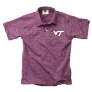  Virginia Tech Wes And Willy Youth Cloudy Yarn Polo