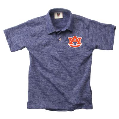 Auburn Wes and Willy Kids Cloudy Yarn Polo