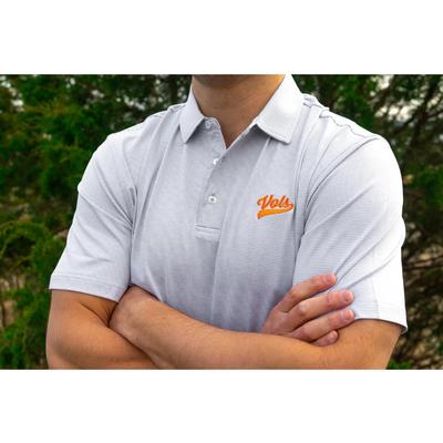 Tennessee Volunteer Traditions Micro Heather Stripe Polo