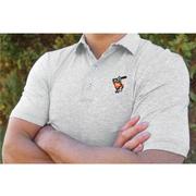  Tennessee Volunteer Traditions Smokey Baseball Micro Heather Stripe Polo