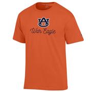  Auburn Champion Women's Logo Over Script Tee