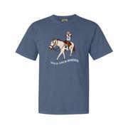  Auburn Equestrian Aubie Comfort Colors Tee