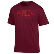  Virginia Tech Champion Arch Softball Tee