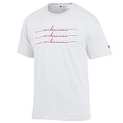  Arkansas Champion Women's Script Repeat Tee