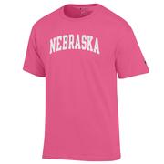  Nebraska Champion White Arch Tee