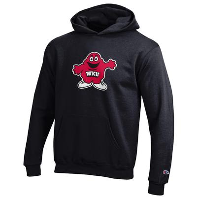 Western Kentucky Champion YOUTH Giant Big Red Hoodie BLACK