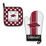  Arkansas Magnolia Lane Oven Mitt And Pot Holder Set