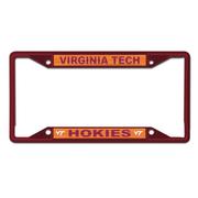  Virginia Tech Hokies Maroon License Plate Frame