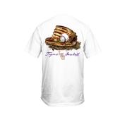  Lsu Baseball Dirty Glove Comfort Colors Tee