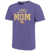  Lsu Dotted Mom Comfort Colors Tee