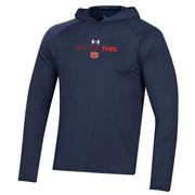  Auburn Under Armour 2024 Long Sleeve Tech Hoody Shooting Shirt