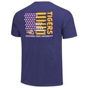  Lsu Tigers Image One State Stars Stripes Comfort Colors Tee