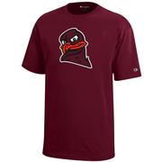  Virginia Tech Champion Youth Giant Hokie Head Logo Tee